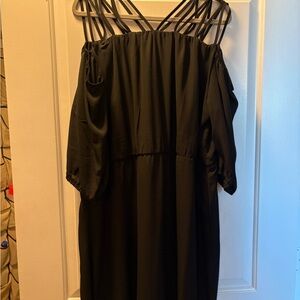 Elegant Black Off-Shoulder Dress